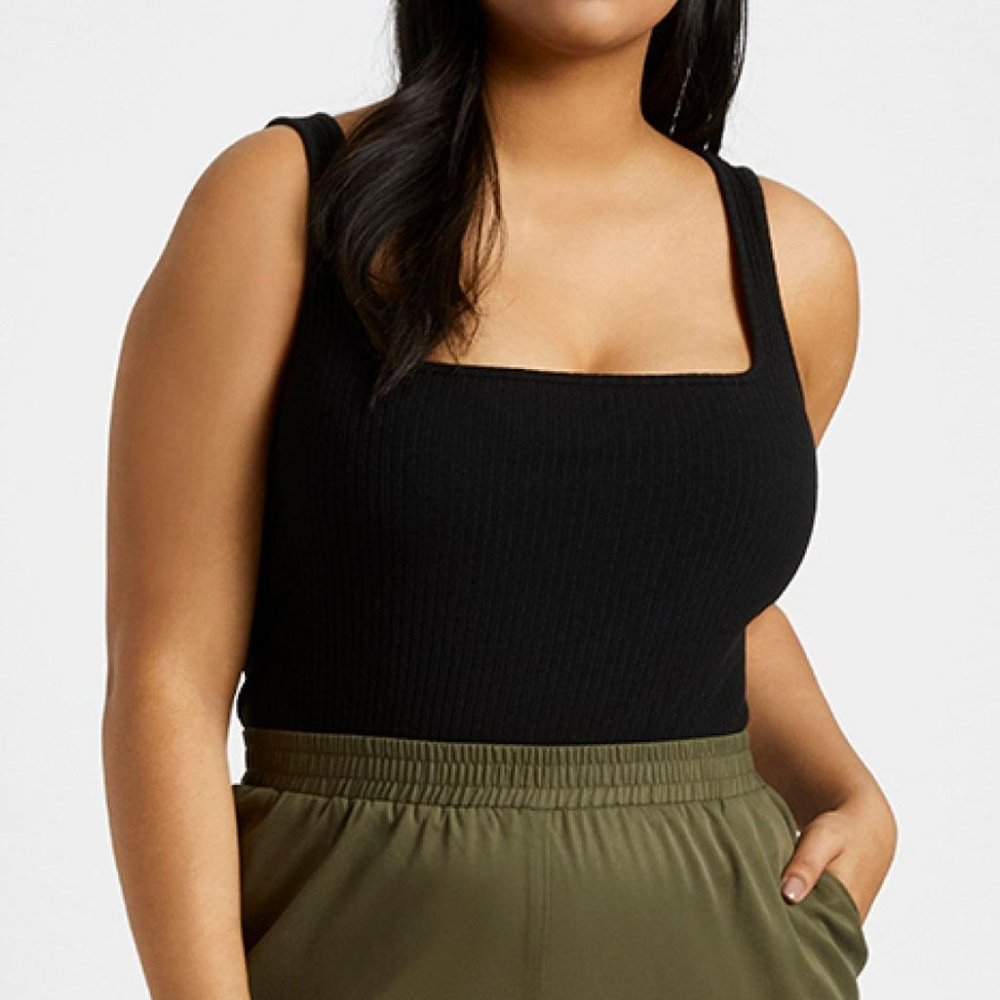 Essential Square Neck Tank Bodysuit